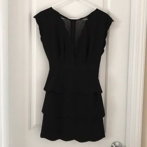 Urban Outfitters Black Mini Dress w Mesh Details